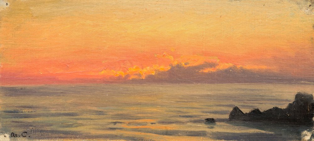 Deux études de ciels