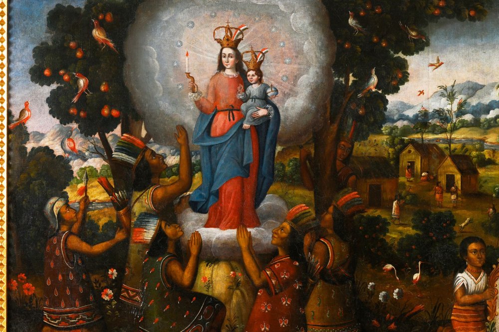 The apparition of the Virgin of Caima