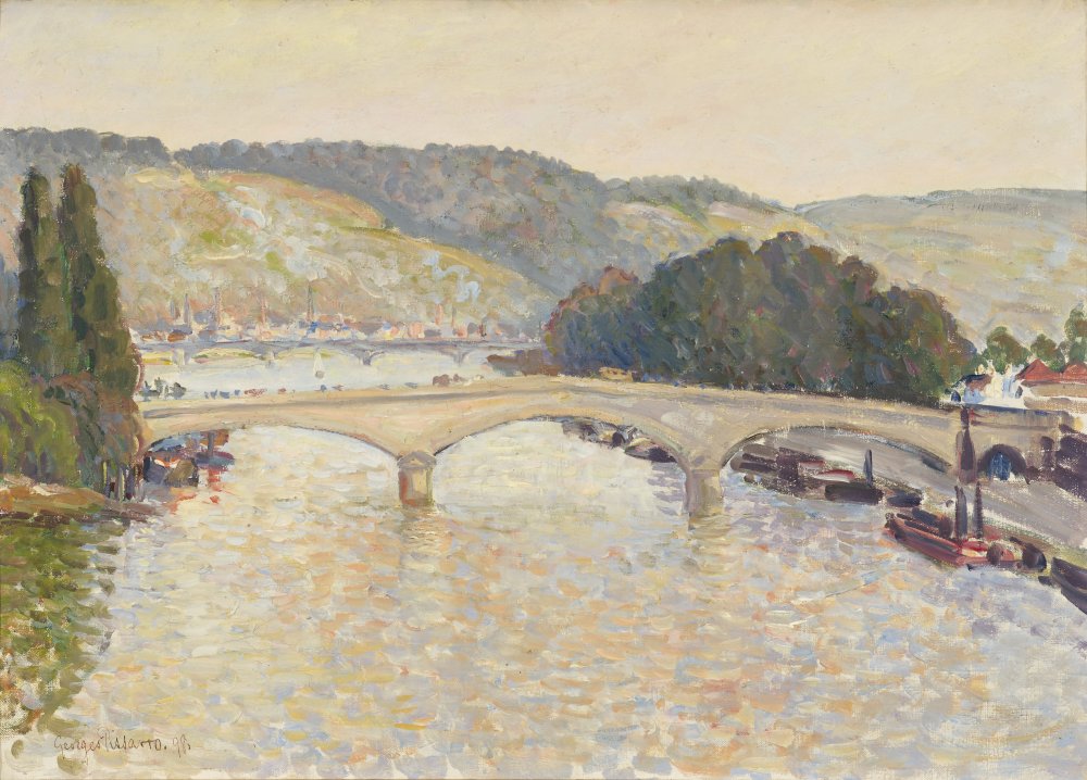 Le pont sur la Seine, Rouen