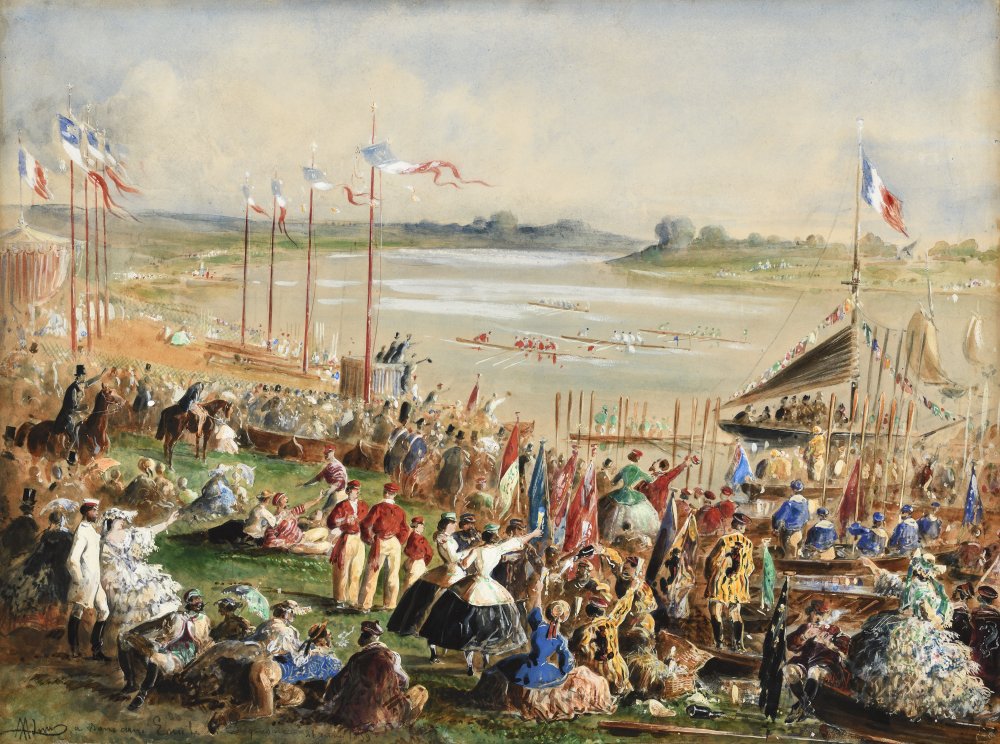 Regattas at Asnières