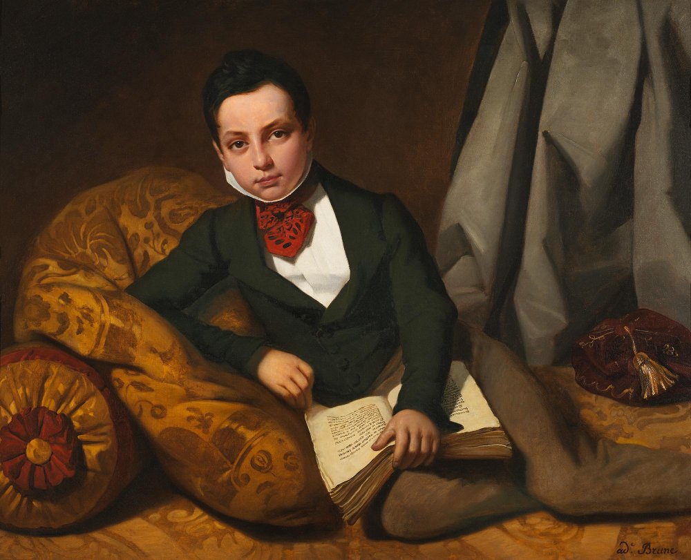 Portrait de Gustave de Rothschild (1829-1911) adolescent, l’année de sa (…)