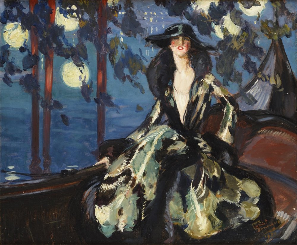 Carnaval à Venise, la Duchesse de Gramont sur...