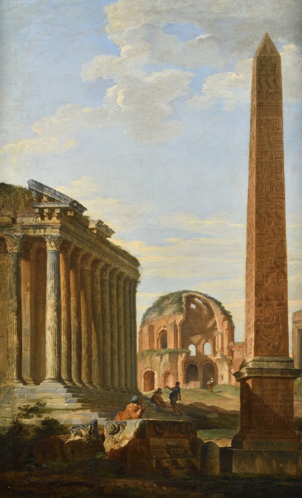 Le Colisée et la colonne Trajane Le temple d’Adrien, le temple de Minerve (…)