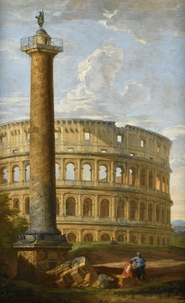 The Colosseum and Trajan’s Column | The Temple of Hadrian, the Temple of (…)