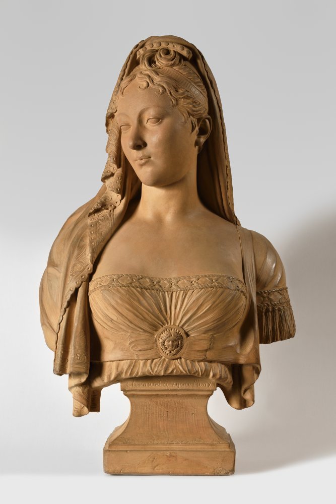 Portrait en buste de Madame Récamier