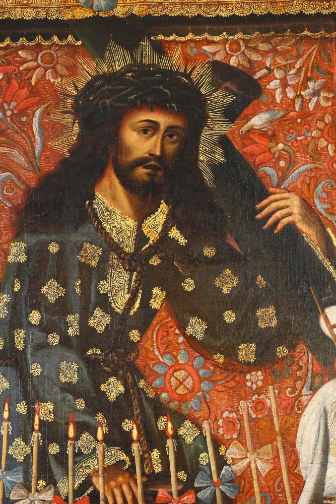 Jesus carrying his cross