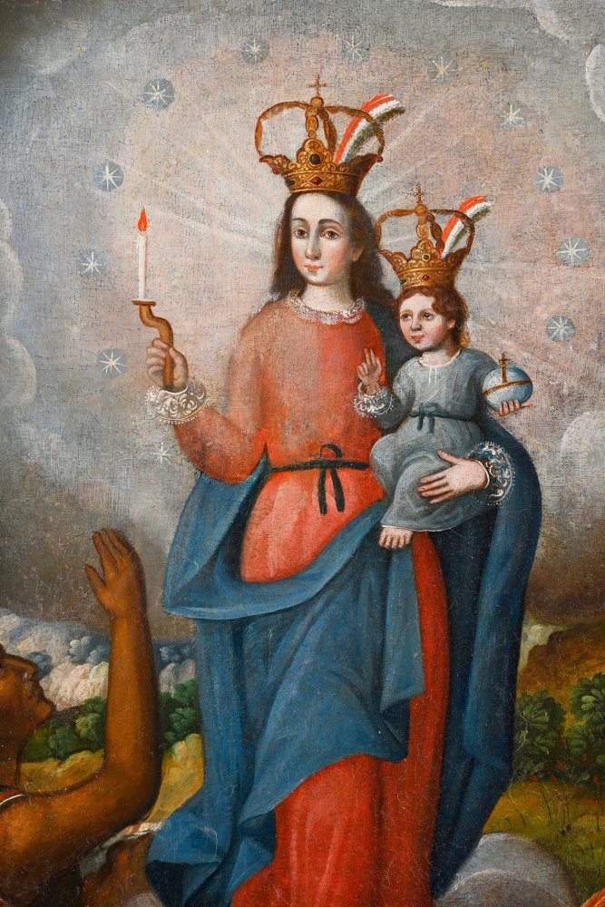 The apparition of the Virgin of Caima
