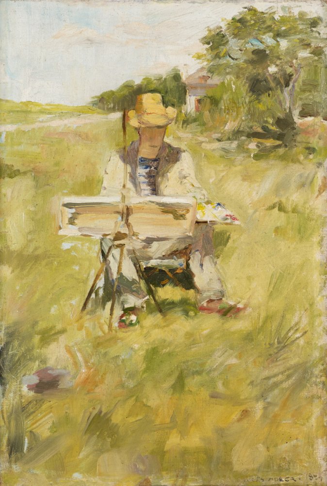 Portrait of the Painter Clément Hyacinthe Brun at his Easel