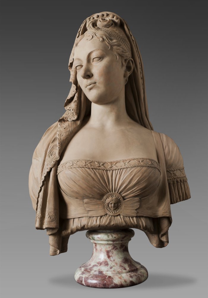 Portrait en buste de Madame Récamier