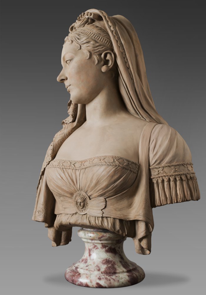 Portrait en buste de Madame Récamier