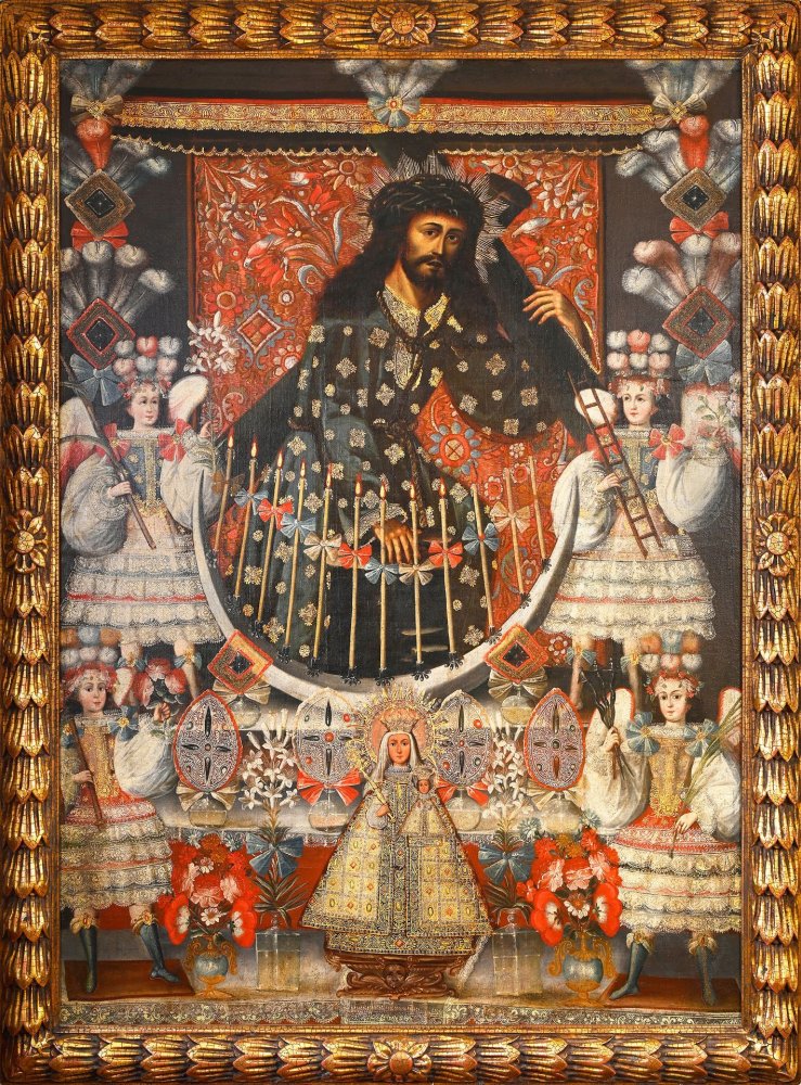 Jesus carrying his cross