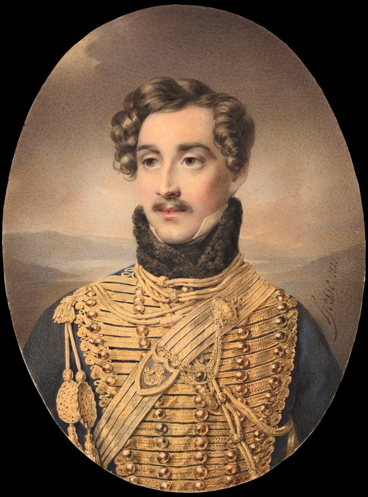 Portrait d’un lieutenant du Régiment de Hussards du Haut-Rhin