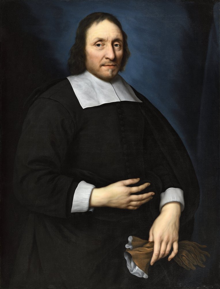 Half-Length Portrait of a Dignitary holding a Pair of Gloves