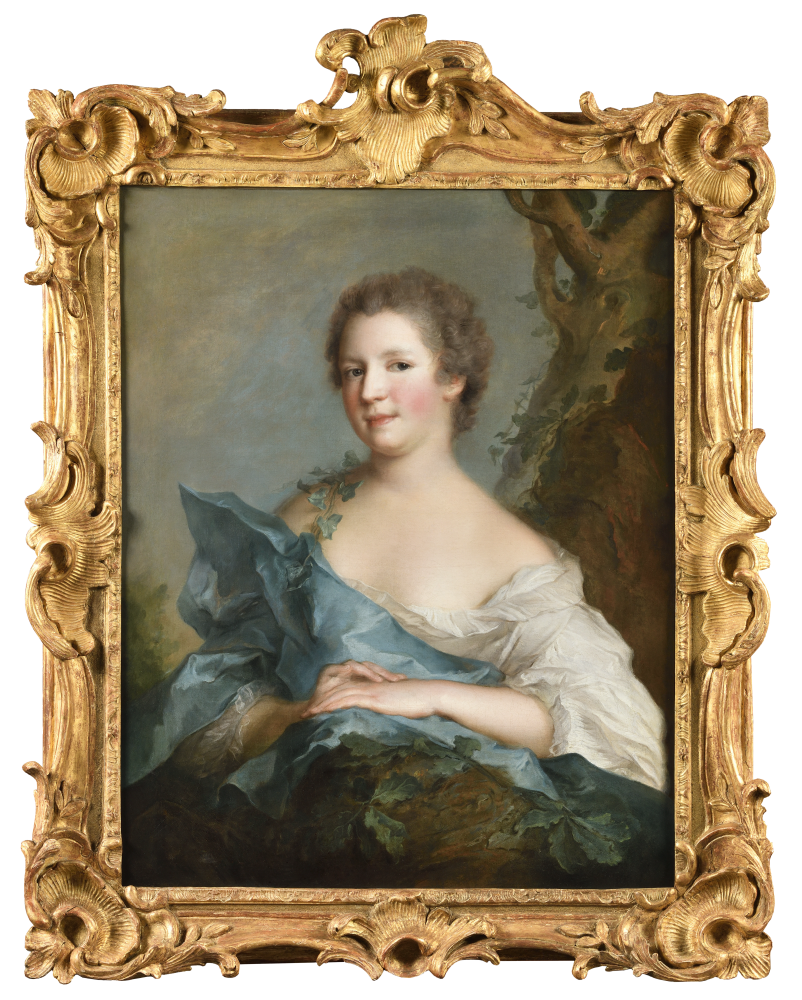 Portrait de dame au pied d’un chêne