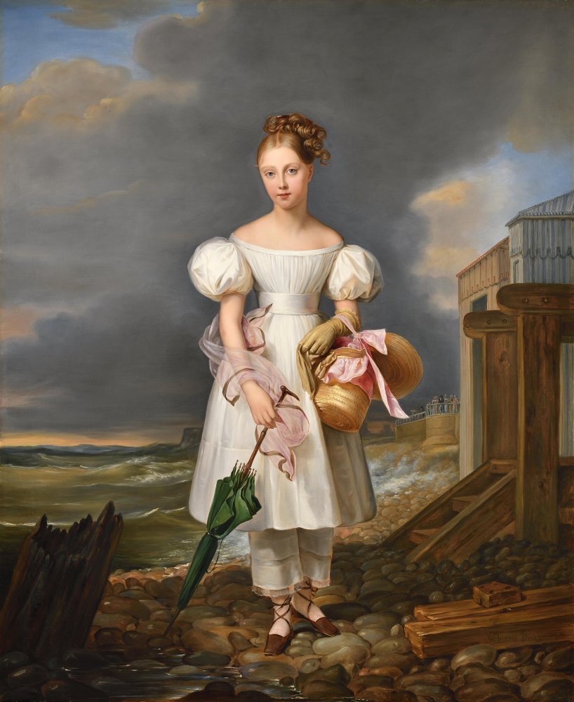 Portrait of the Young Princess Louise d’Artois, Daughter of the Duchess of (…)