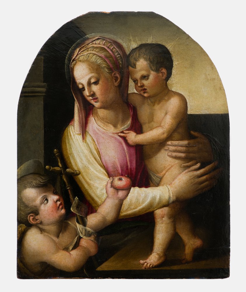 The Madonna and Child with Saint John the Baptist