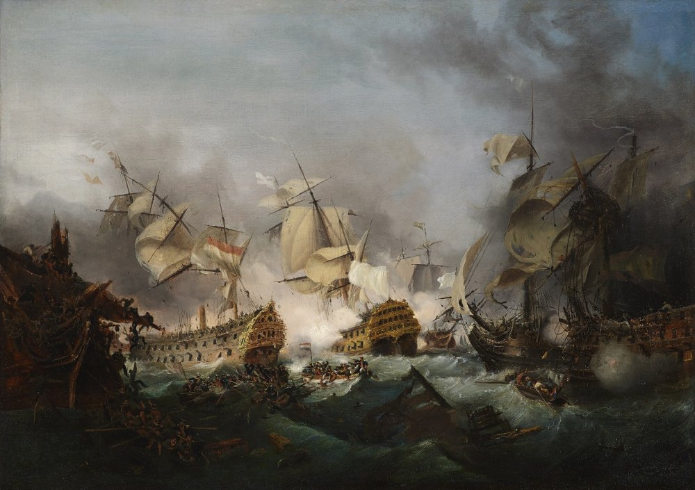 The Triumph of Tourville (Naval Battle of Agosta in Sicily, April 21st, 1676)