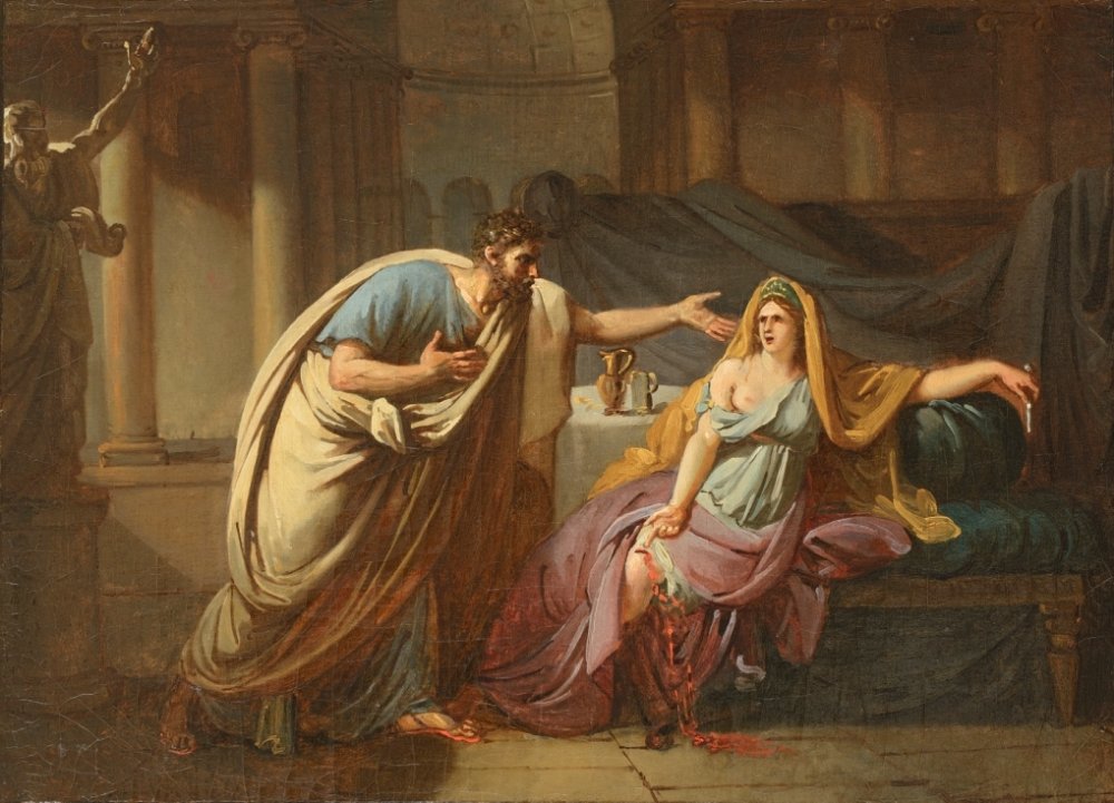 Brutus et son épouse, Porcia, fille de Caton d’Utique
