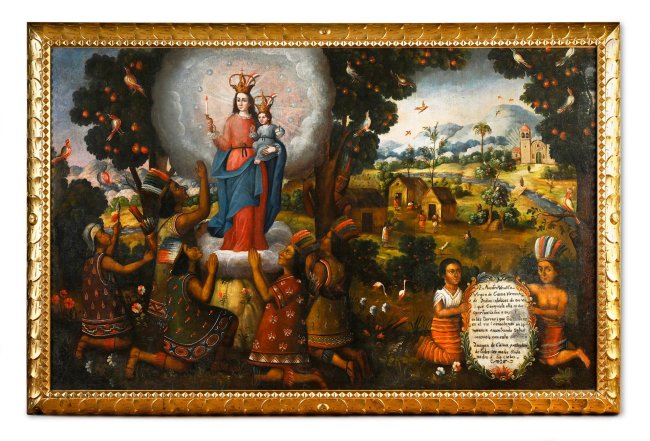 The apparition of the Virgin of Caima