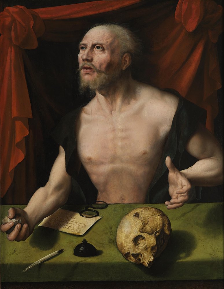 Saint Jérôme pénitent dans son étude